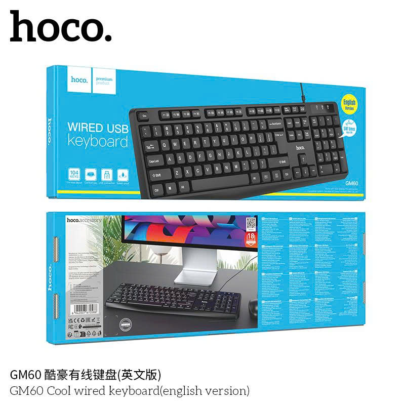 Bàn phím máy tính Hoco GM60