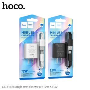 Bộ sạc 12W HOCO C134 type-c chính hãng