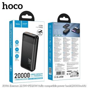 Pin dự phòng sạc nhanh 22.5W HOCO J159A 20000MAH LCD chính hãng