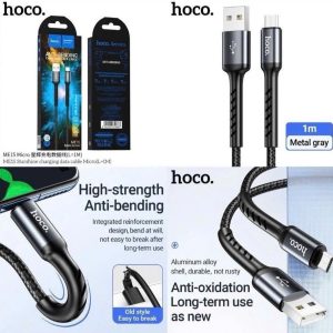 Cáp sạc nhanh 3A HOCO ME15 micro dây dù 1m chính hãng