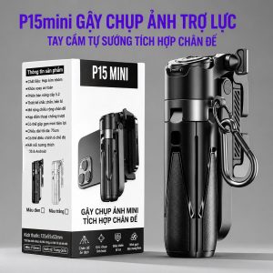 Gậy chụp hình 3 chân trợ lực P15 MINI
